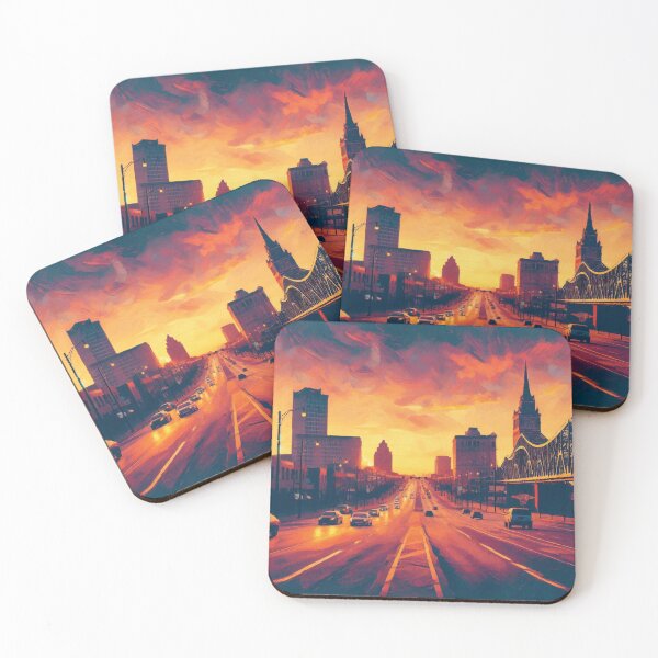 Item preview, Memphis at Sunset designed and sold by badguyduh.