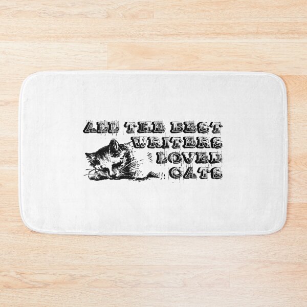 Item preview, Writers & Cats (black version) designed and sold by BradyRainMedia.