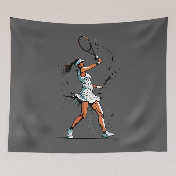Item preview, jugadora de tenis designed and sold by Sketch-Shack.