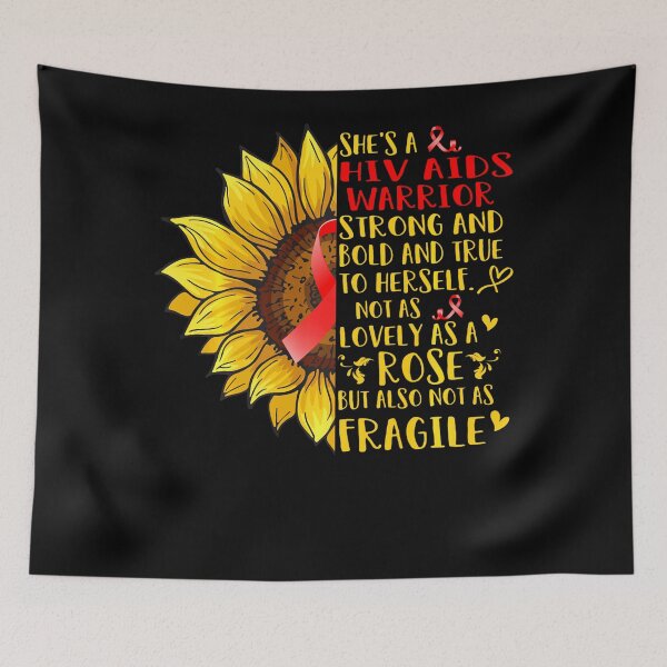 Artikelvorschau, Hiv-Aids-Krieger-Sonnenblumen-Unterstützungs-Hiv-Aids-Geschenke entworfen und verkauft von EagmianPheolea.