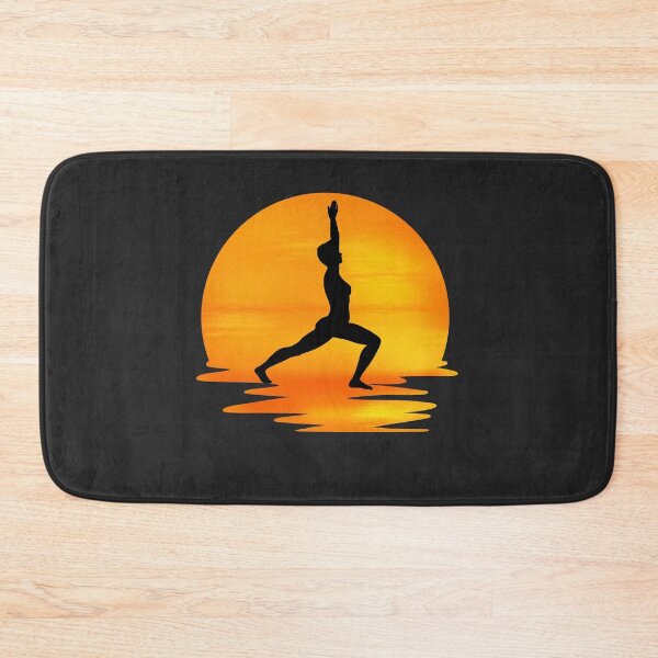 Item preview, Yoga Pose Sunset mood Yoga T Shirt designed and sold by LLdreams.