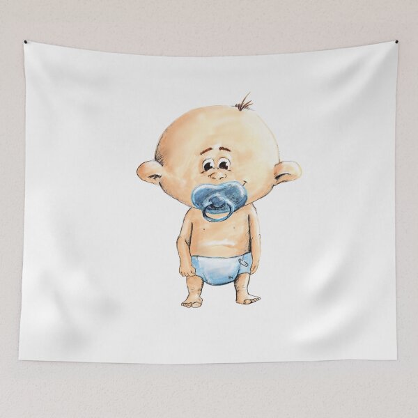 Item preview, Baby blue on white designed and sold by daWinki11.
