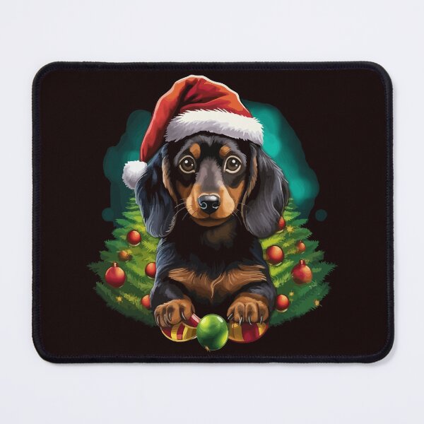 Item preview, Christmas Dachshund designed and sold by creativellashop.