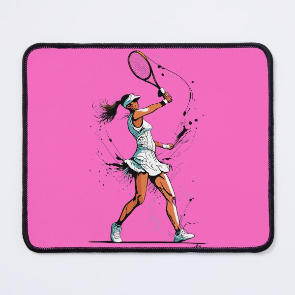 Item preview, Female Tennis Player designed and sold by Sketch-Shack.