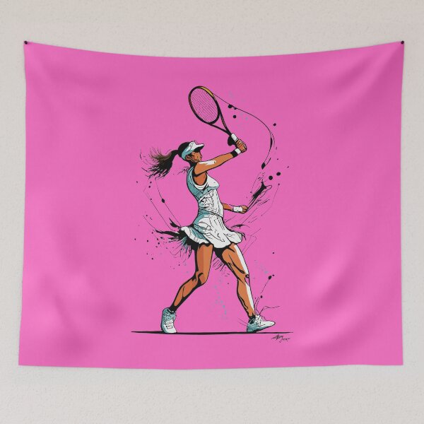 Item preview, jugadora de tenis designed and sold by Sketch-Shack.
