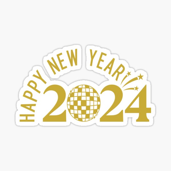Item preview, Happy New Year 2024 designed and sold by Jeallan Designs.