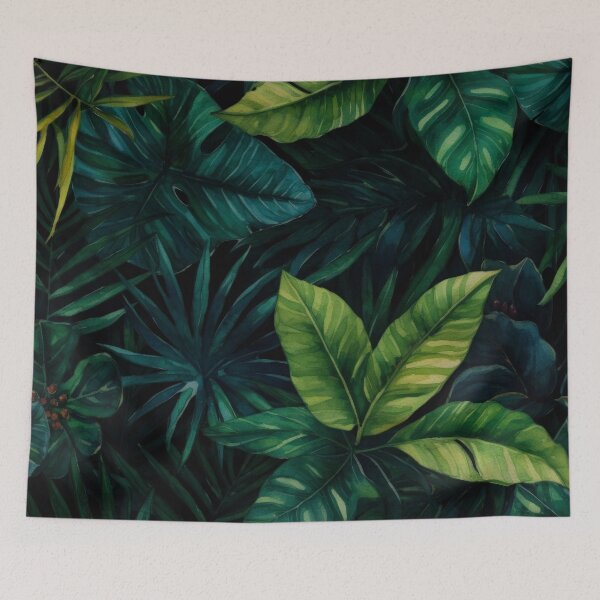 Item preview, Exotic Midnight Tropical Jungle Garden Nightgarden designed and sold by UtArt.