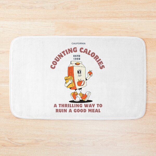 Item preview, Counting calories a thrilling way to ruin a good meal ll Retro Mascot ll Stereo designed and sold by Caluva ..