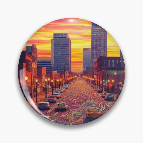 Item preview, Memphis at Sunset designed and sold by badguyduh.