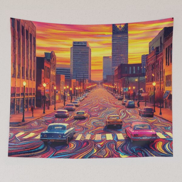 Item preview, Memphis at Sunset designed and sold by badguyduh.