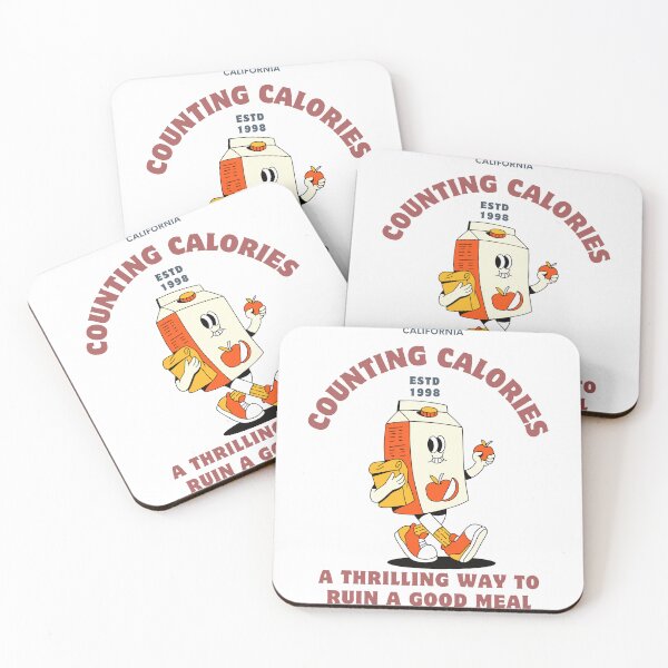 Item preview, Counting calories a thrilling way to ruin a good meal ll Retro Mascot ll Stereo designed and sold by Caluva ..