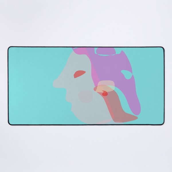Item preview, Happy Cartoon Woman on Blue Colored Background designed and sold by masabo.