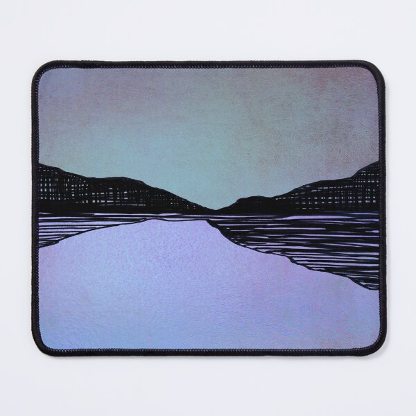 Item preview, Sunset Embers 4 - Lavender, purple, turquoise, minimalist landscape designed and sold by EbiEmporium.
