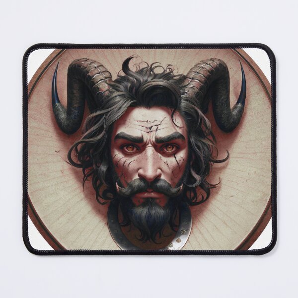 Item preview, The head of a horned mortal designed and sold by creative-cub.