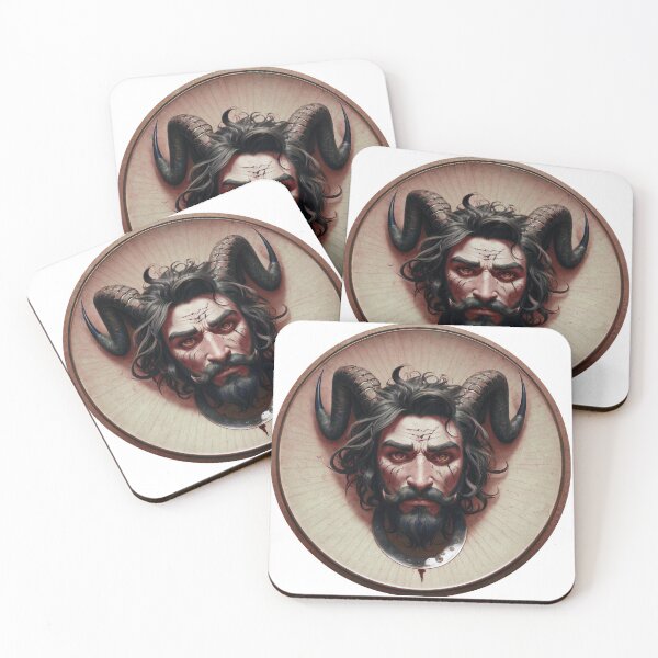 Item preview, The head of a horned mortal designed and sold by creative-cub.