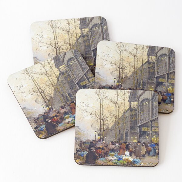 Item preview, Les Halles, Paris (20th century) - Eugène Galien Laloue designed and sold by SALON DES ARTS.