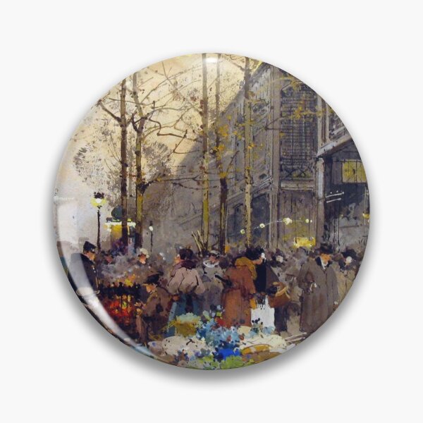 Item preview, Les Halles, Paris (20th century) - Eugène Galien Laloue designed and sold by SALON DES ARTS.
