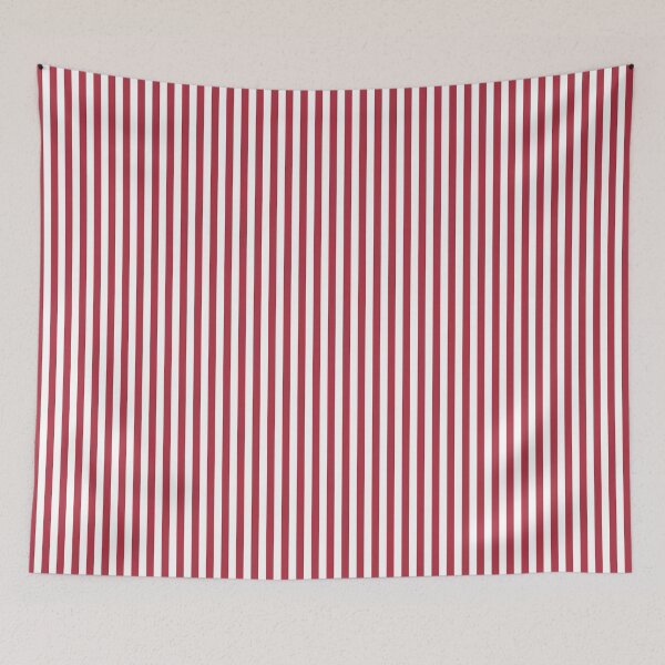 Item preview, Red and White Fine Stripes Vertical Stripe Pattern designed and sold by kierkegaard.