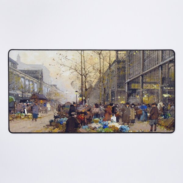 Item preview, Les Halles, Paris (20th century) - Eugène Galien Laloue designed and sold by SALON DES ARTS.