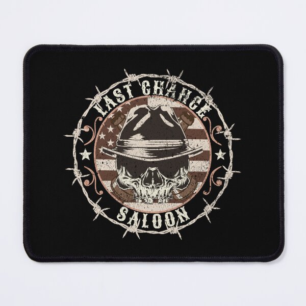 Item preview, Last Chance Saloon Skull Barbwire Cowboy designed and sold by Texacology.