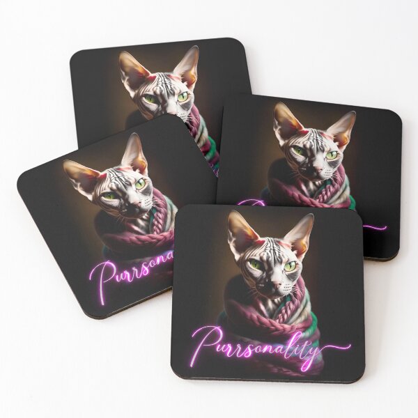 Item preview, Sphynx full of purrsonality designed and sold by Art & Coffee.