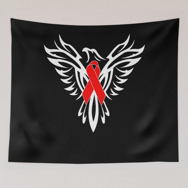 Item preview, HIV and AIDS Awareness  Red Ribbon Phoenix B1 designed and sold by EagmianPheolea.
