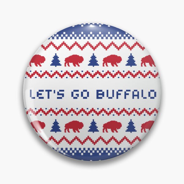Item preview, Let's Go Buffalo Nordic Style Christmas Sweater Pattern designed and sold by billsmania.