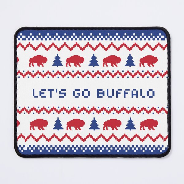 Item preview, Let's Go Buffalo Nordic Style Christmas Sweater Pattern designed and sold by billsmania.