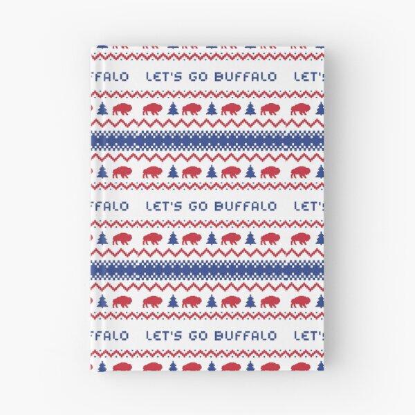 Item preview, Let's Go Buffalo Nordic Style Christmas Sweater Pattern designed and sold by billsmania.