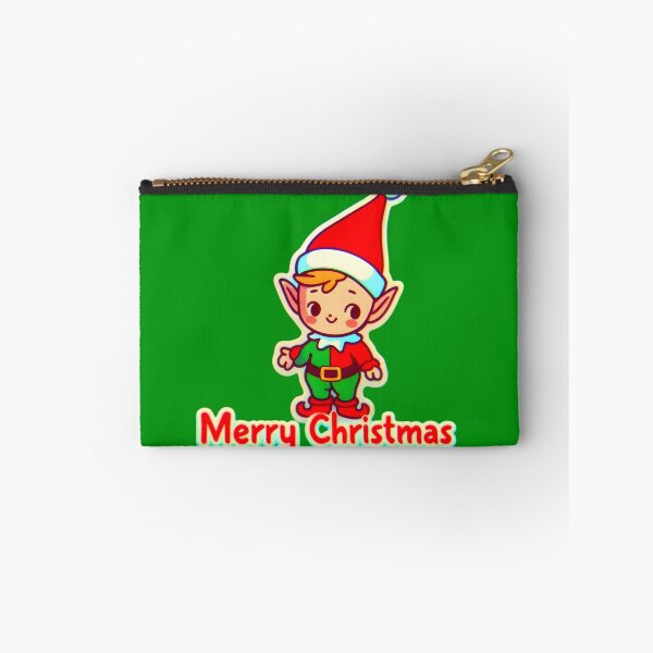Item preview, Cute elf wishing everyone a Merry Christmas designed and sold by AI-Only Creations.