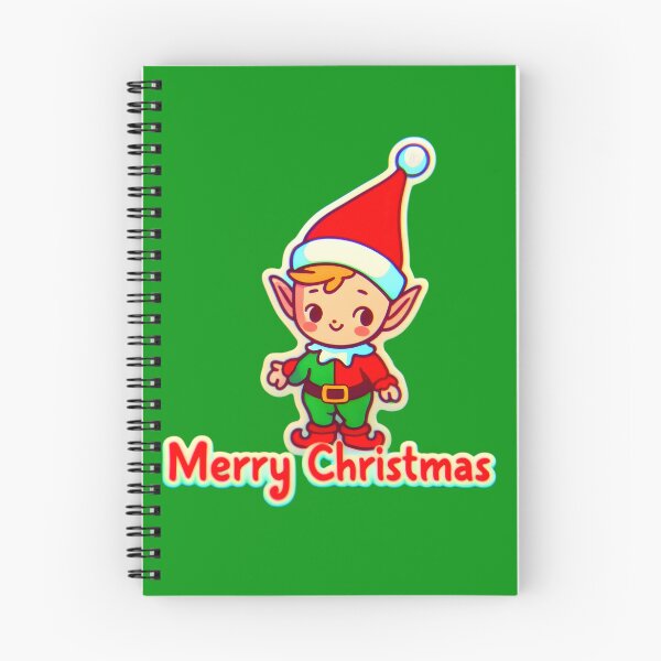 Item preview, Cute elf wishing everyone a Merry Christmas designed and sold by AI-Only Creations.