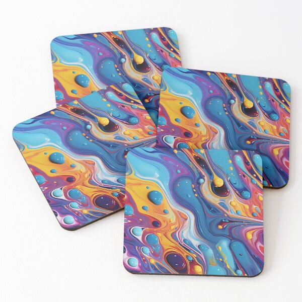 Item preview, Psychedelic Paint Swirls: A Kaleidoscopic Liquid Dream designed and sold by polonuim210.