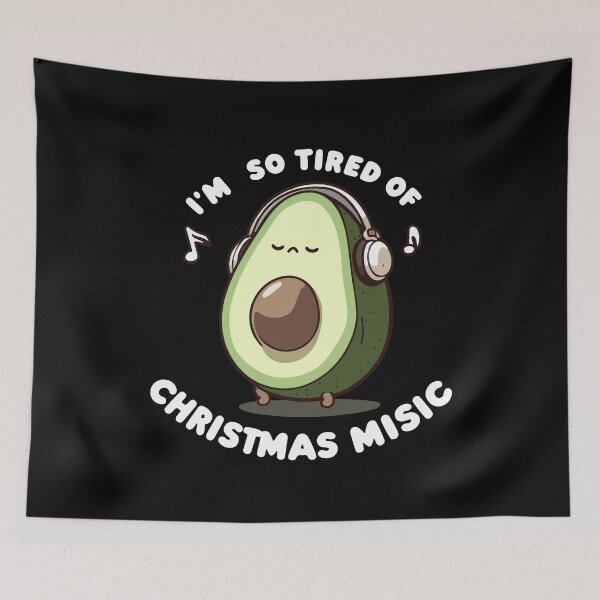Item preview, Avocado Melody Escape - I'm so tired of Christmas music designed and sold by Lukasz Kobylka.