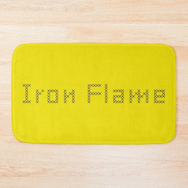 Item preview, Iron Flame - Festive Yellow designed and sold by TheFantazyForge.