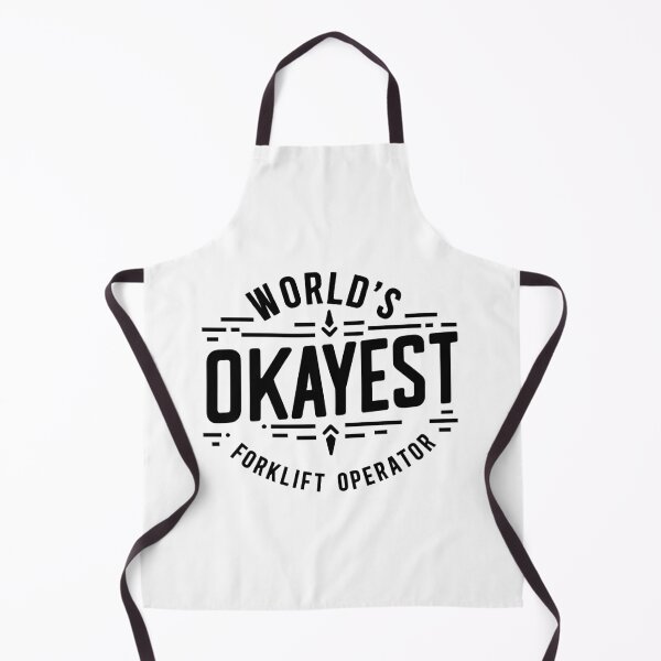 Item preview, World's Okayest Forklift Operator designed and sold by TeesYouWant.