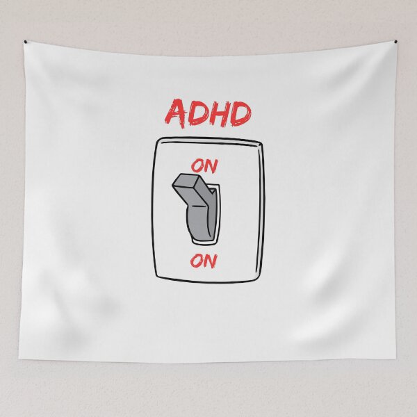 Item preview, adhd on switch designed and sold by Alyn8.