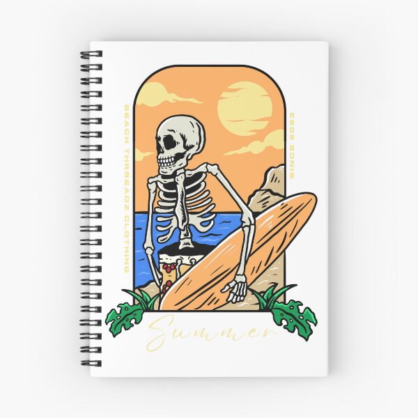 Item preview, Surfing Skeleton designed and sold by BeachThreadz.