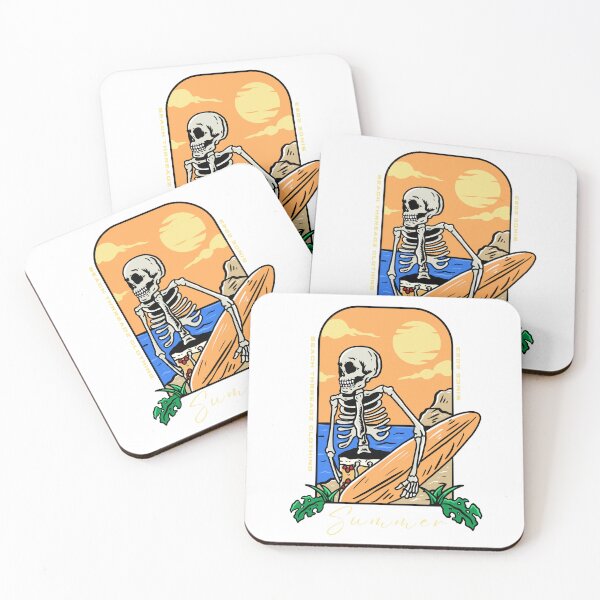 Item preview, Surfing Skeleton designed and sold by BeachThreadz.