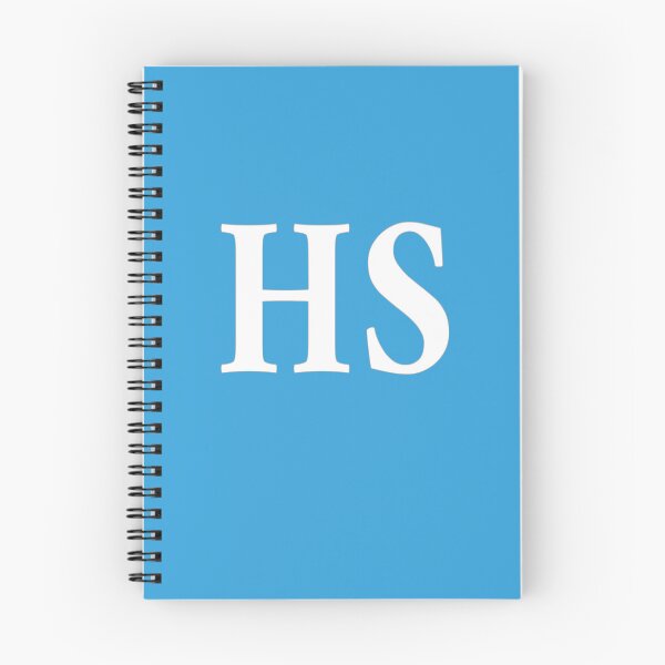 Artikelvorschau, HS-Initialen-Monogramm-elegante weiße Buchstaben entworfen und verkauft von Jeallan Designs.