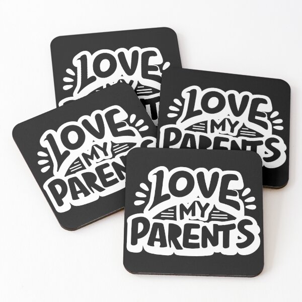 Item preview, In the Heart's Spotlight: I Love My Parents - white designed and sold by EmeraldeaArt.