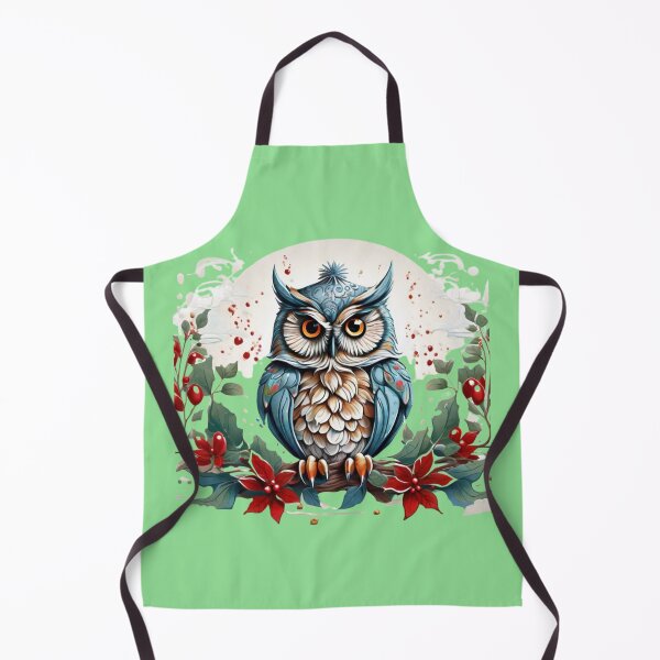 Item preview, Festive Whimsy: Christmas Owl Delight Decor designed and sold by T-shirtMill.