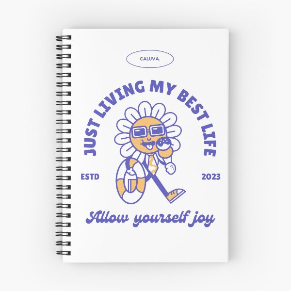 Item preview, Just living my best life l Flower l Stereo l Retro designed and sold by Caluva ..