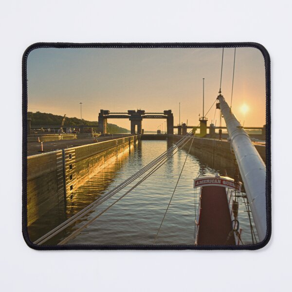 Item preview, The Olmsted Locks And Dam At Sunrise designed and sold by LisaWootenPhoto.