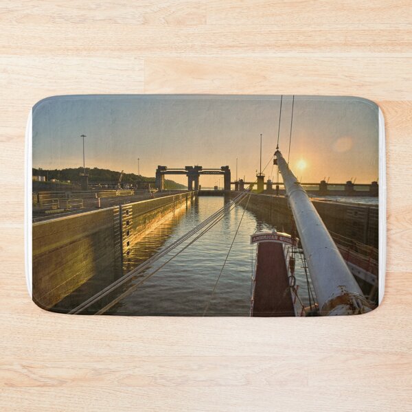 Item preview, The Olmsted Locks And Dam At Sunrise designed and sold by LisaWootenPhoto.