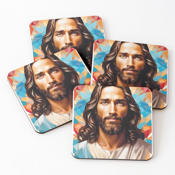 Item preview, Our Lord Jesus Christ abstract art graphitti design  designed and sold by BorgSpareParts.