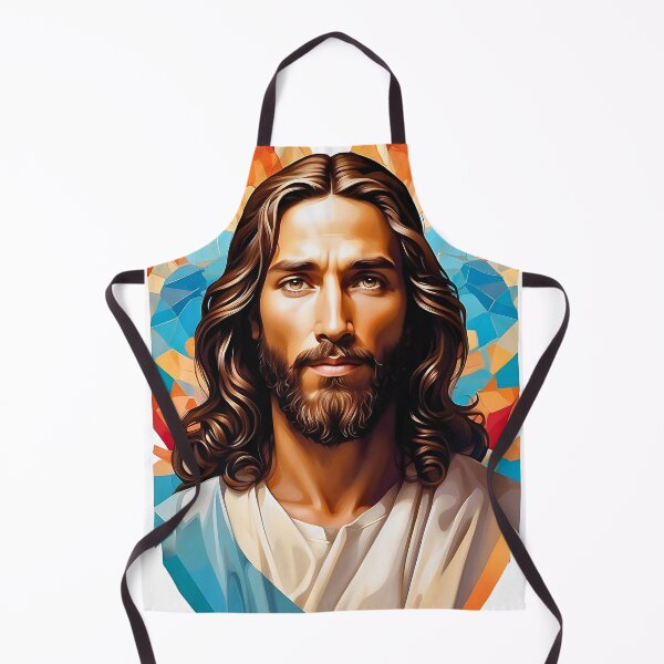 Item preview, Our Lord Jesus Christ abstract art graphitti design designed and sold by BorgSpareParts.