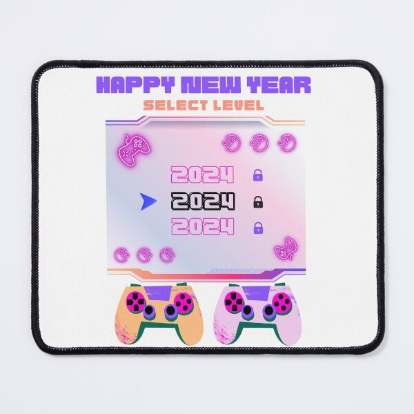 Artikelvorschau, Frohes Neues Jahr. Wählen Sie Level 2024 Gaming entworfen und verkauft von HappyFo.