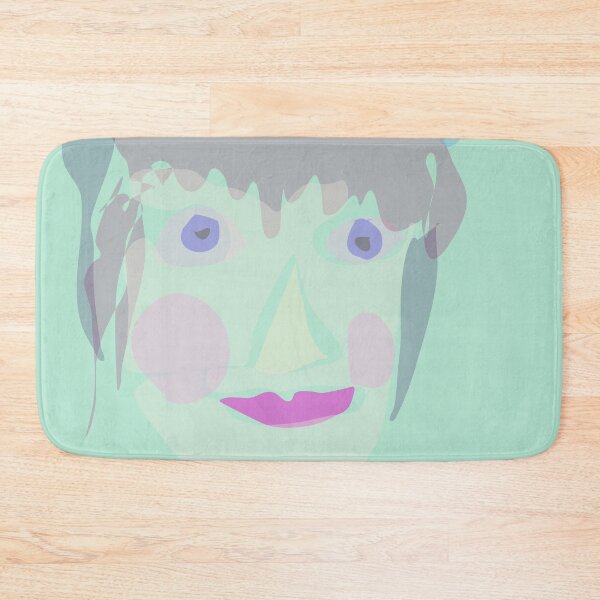 Item preview, Cartoon Portrait of a Woman in Green Headshot designed and sold by masabo.