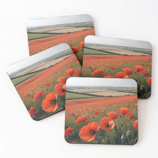 Artikelvorschau, Mohnblumen Elektronische Kunst entworfen und verkauft von Fizz Store.