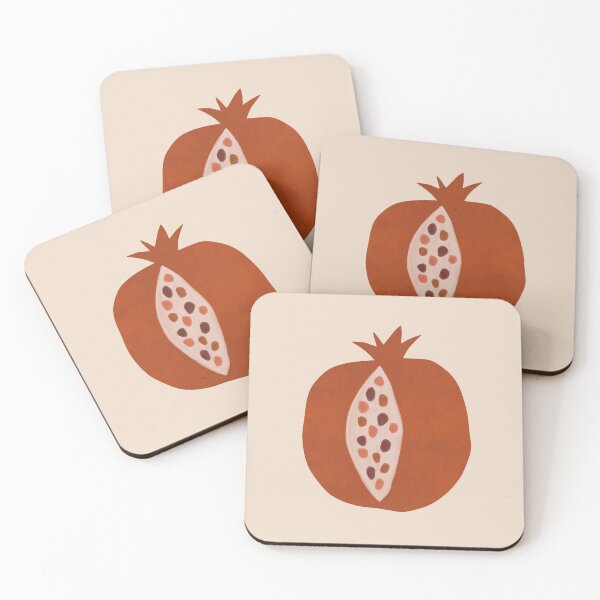 Item preview, Pomegranate in orange beige 02 designed and sold by Miss-Belle.